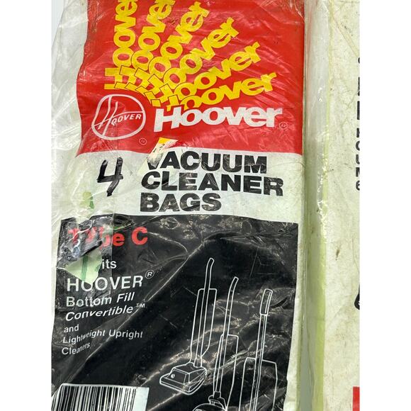 Hoover Upright Type C Series Disposal Vacuum Cleaner Bags - Picture 2 of 3